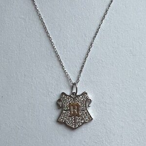 Elegant Silver and Gold Pendant Necklace